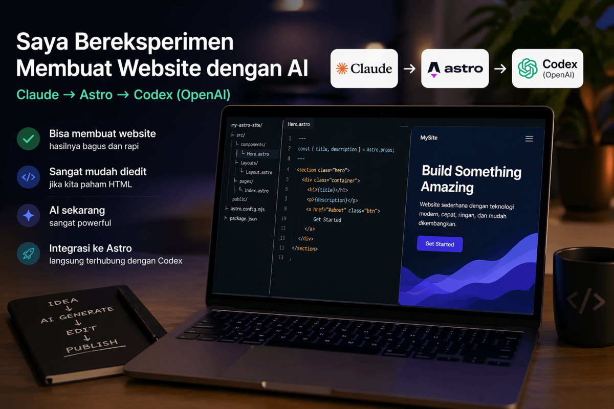 Membuat Website dengan AI